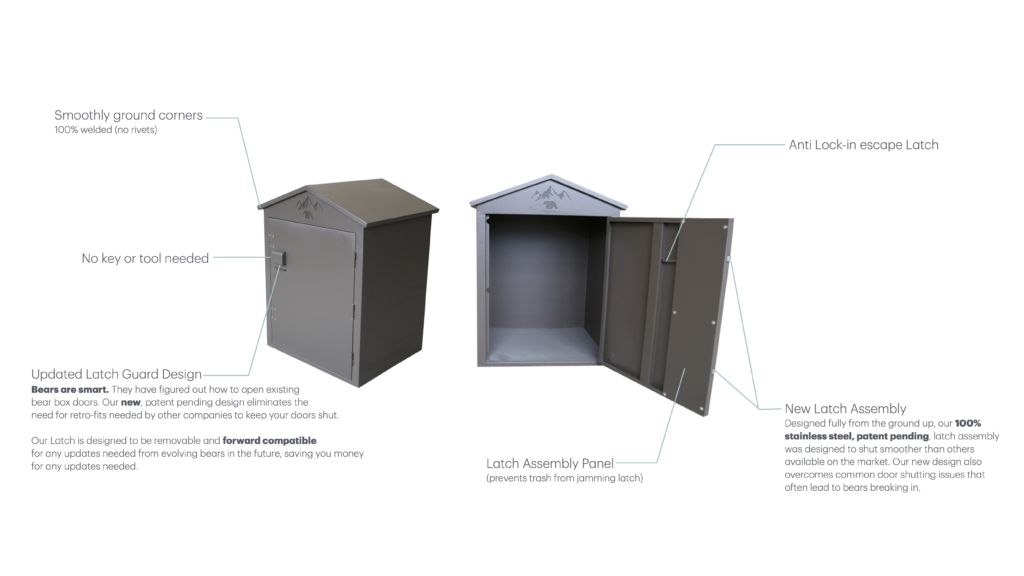 bear resistant garbage bin